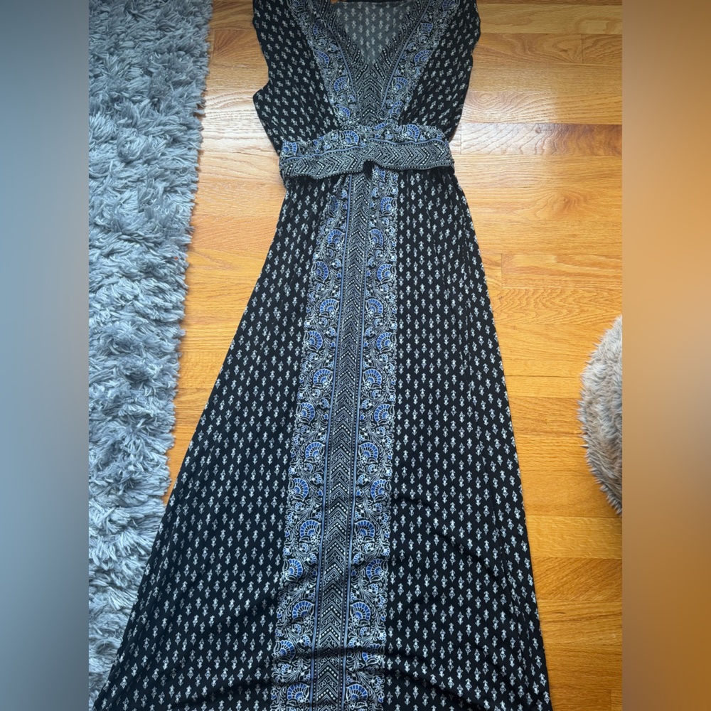 Maxi Long Length Patterned Dress - Picture 2 of 5